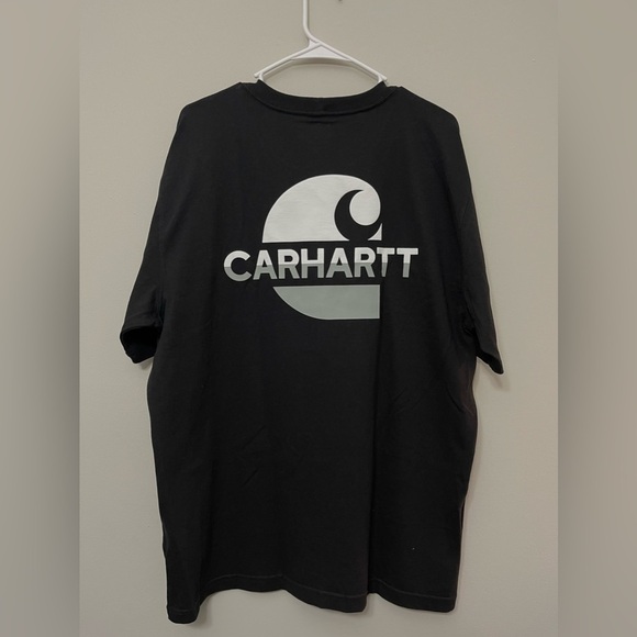 Nwt Carhartt Men's Loosefit Heavyweight Workwear Pocket C T-shirt - Black Medium - Picture 3 of 7
